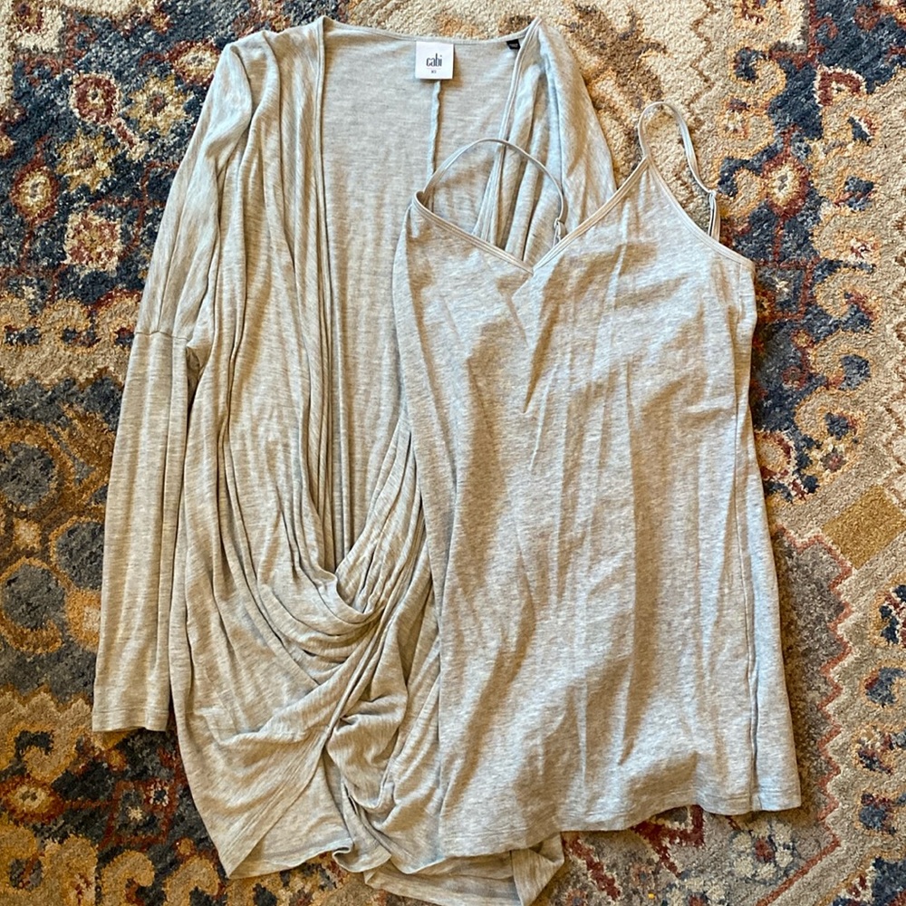 CABI Set. Crisscross top and tank set.